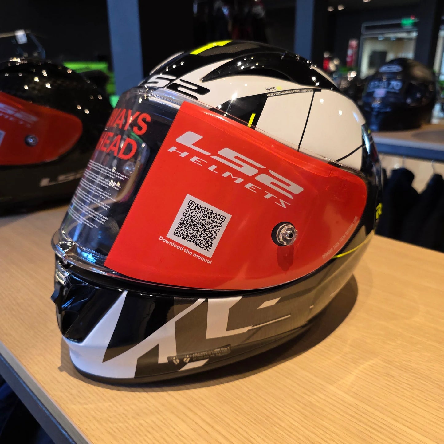 Casco Ls2 Arrow R Evo Techno Blanco Negro 1 1 alta resolución