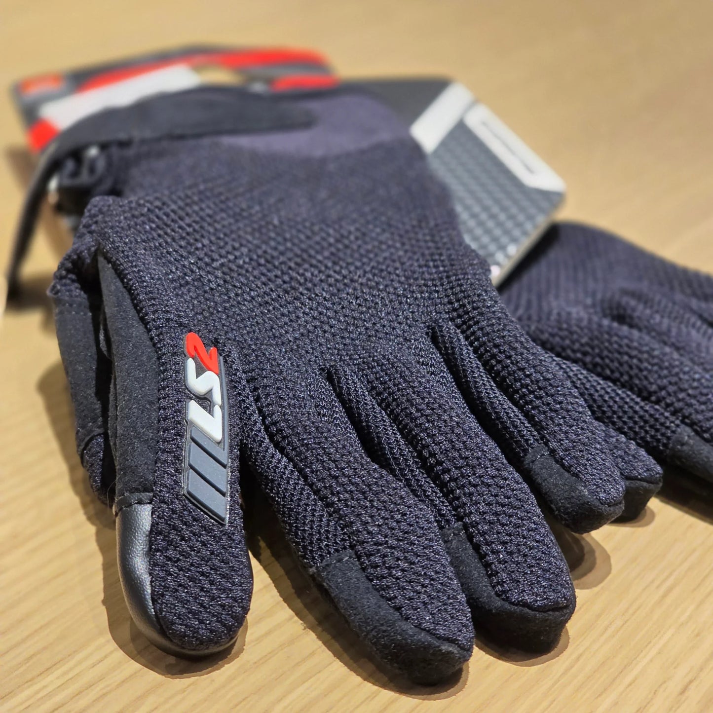 Guantes Ls2 Ray Negro Hombre 4 1 alta resolución