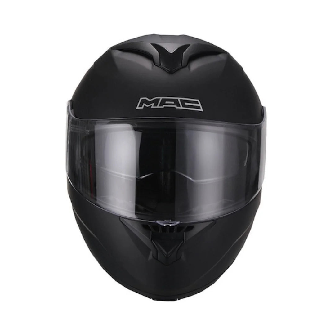 Casco MAC Rock Solid MATT BLACK Rebatible