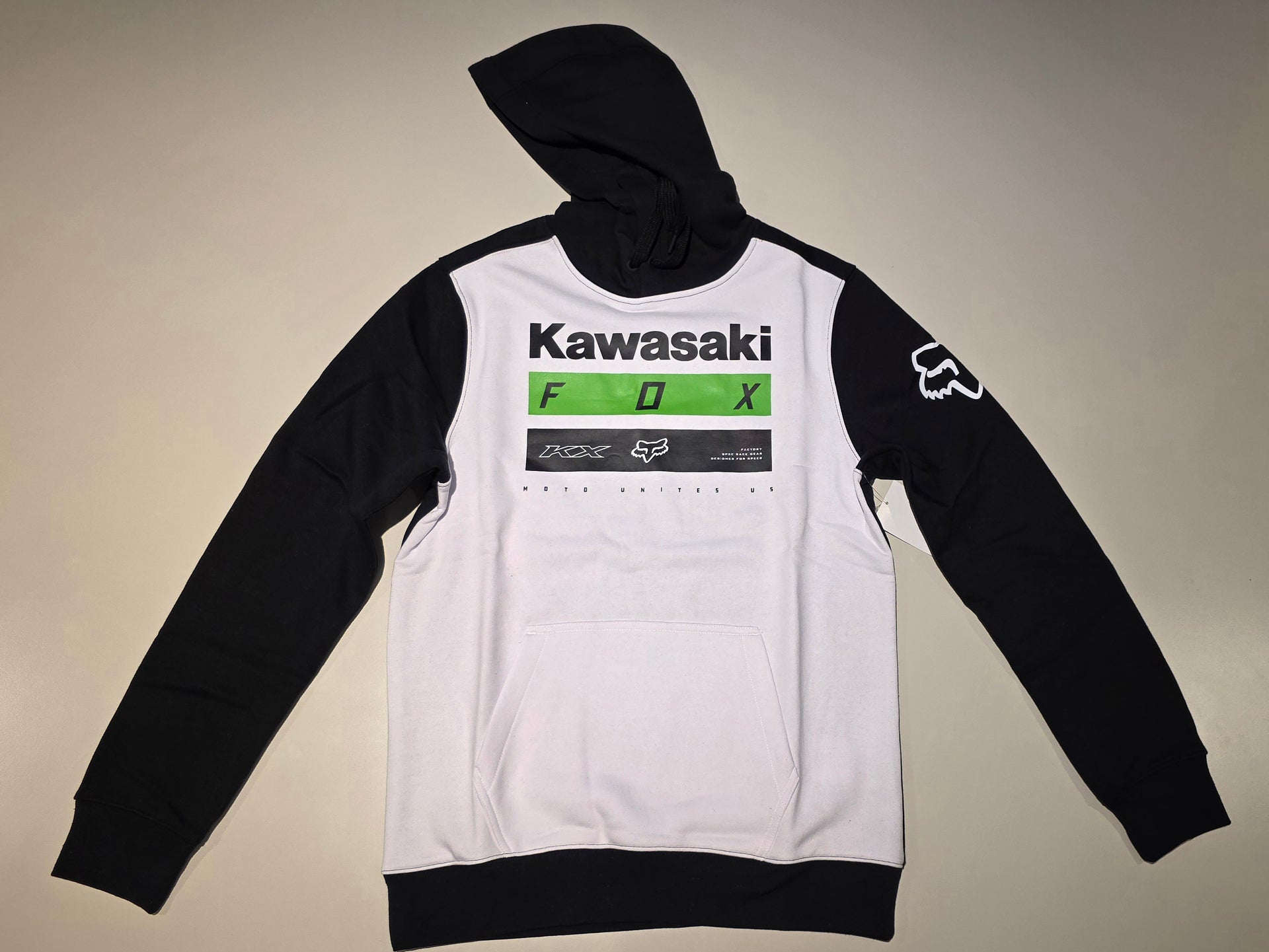 Buzo Kawasaki stripes po fleece - MYM MOTOS S.A