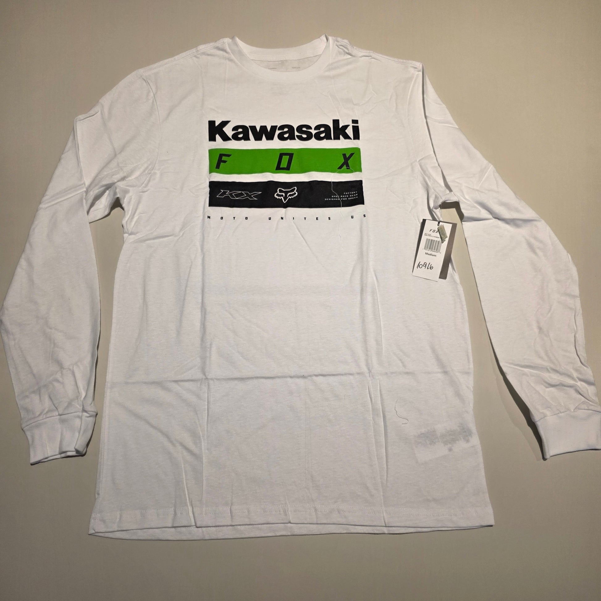Remera Kawasaki Mangas Largas - MYM MOTOS S.A