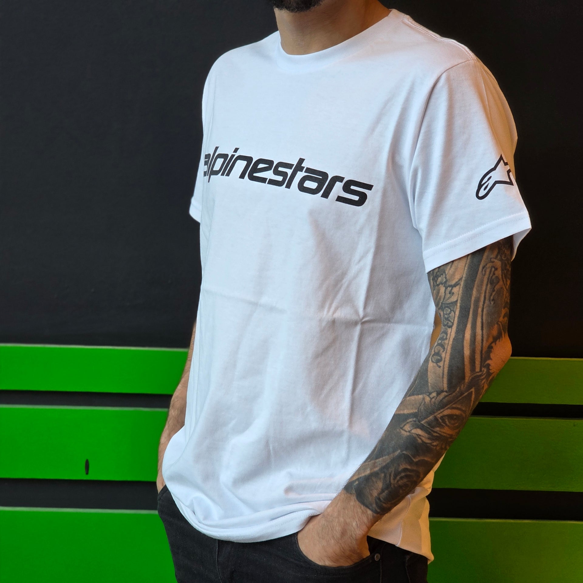 REMERA WORDMARK TEE ALPINESTARS - MYM MOTOS S.A