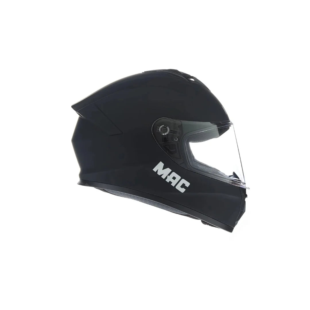 Casco MAC FF801 Starter Solid Black Mate