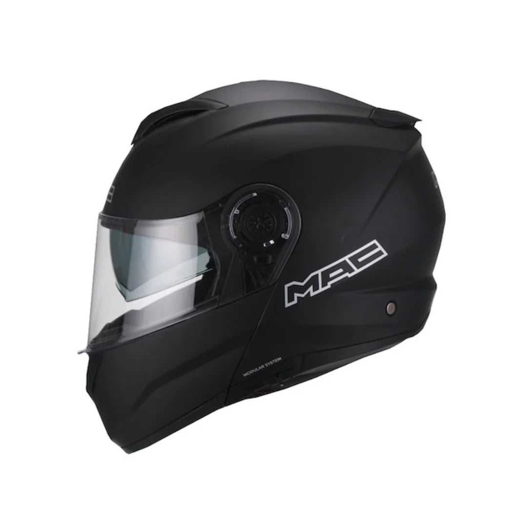 Casco MAC Rock Solid MATT BLACK Rebatible