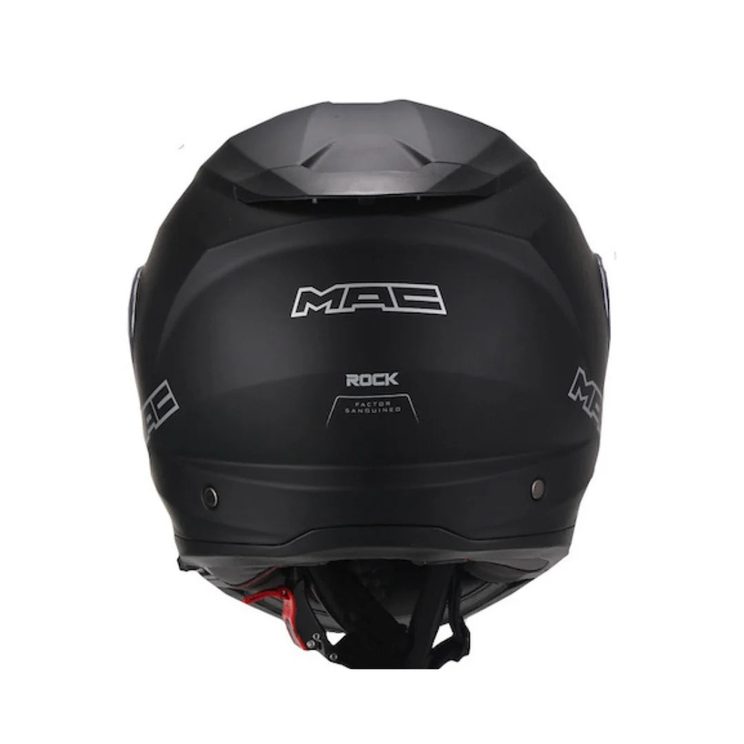 Casco MAC Rock Solid MATT BLACK Rebatible