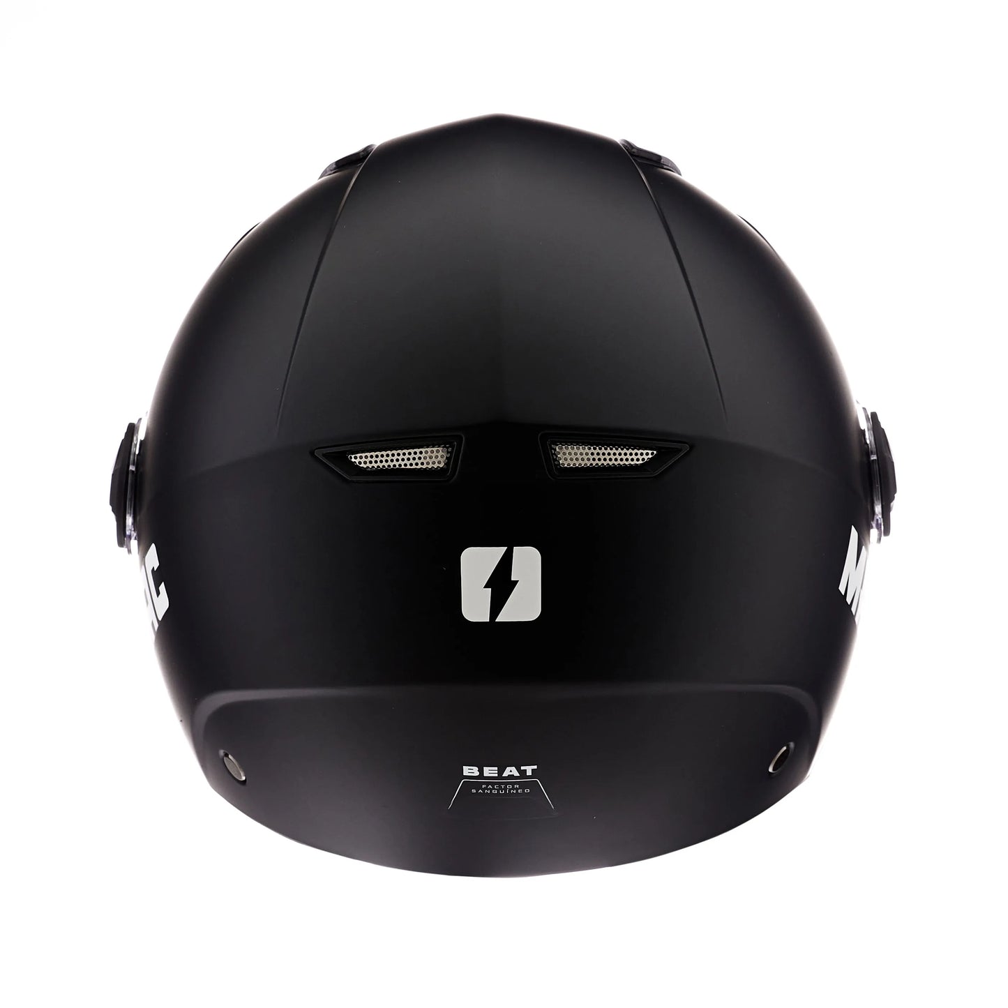 Casco MAC Beat Solid Matt Black Abierto
