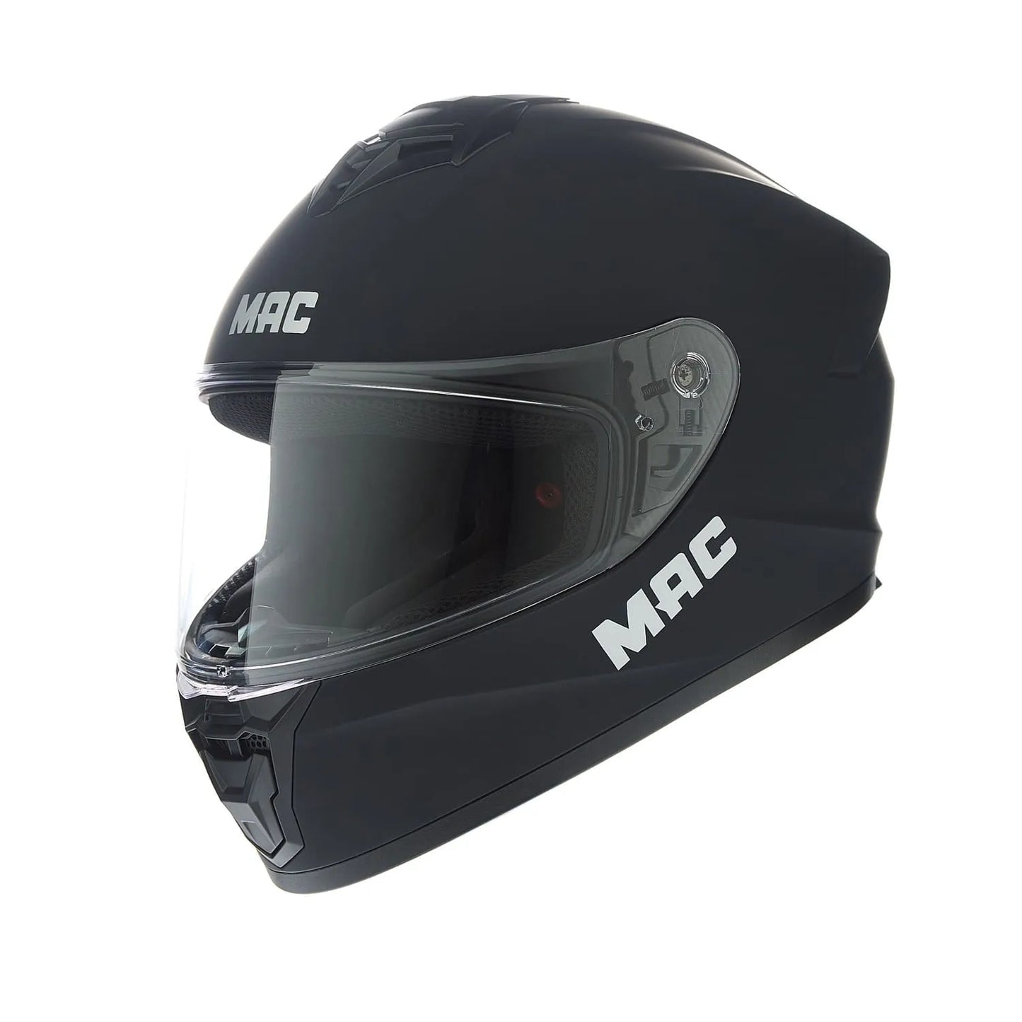 Casco MAC FF801 Starter Solid Black Mate