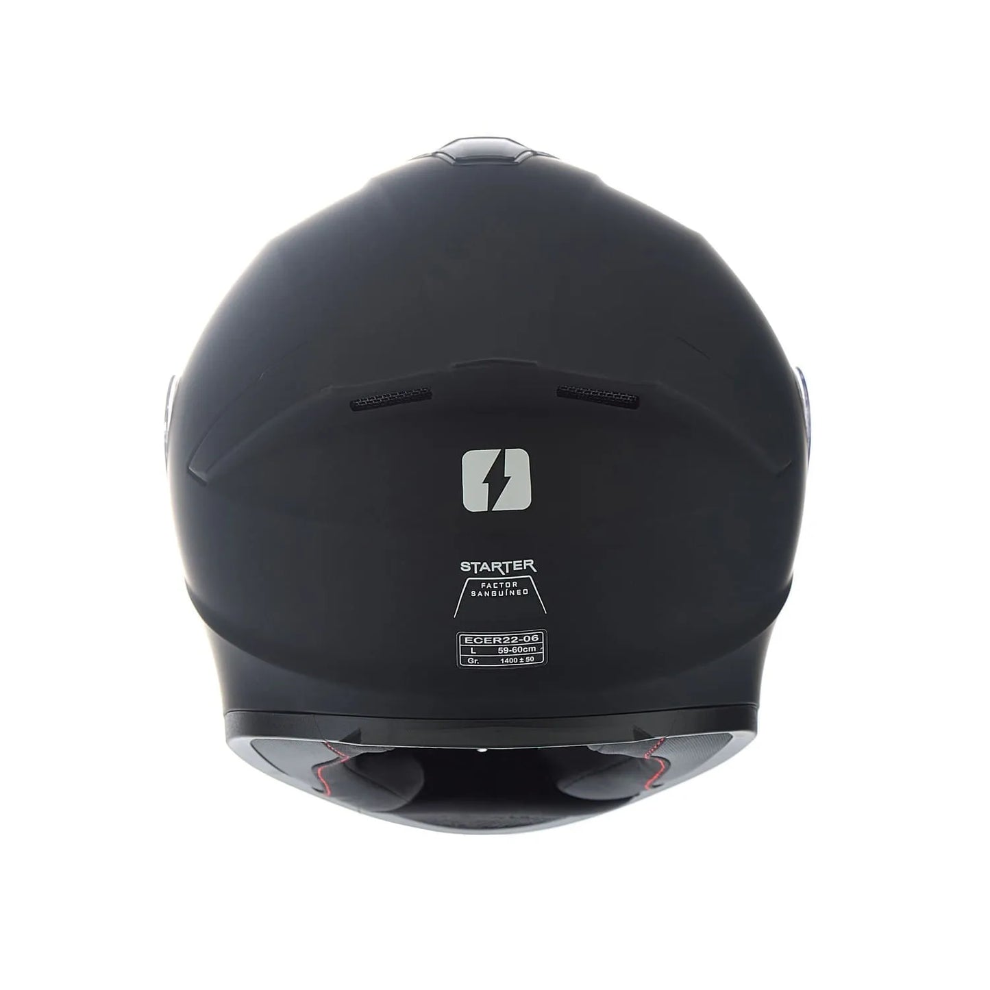 Casco MAC FF801 Starter Solid Black Mate