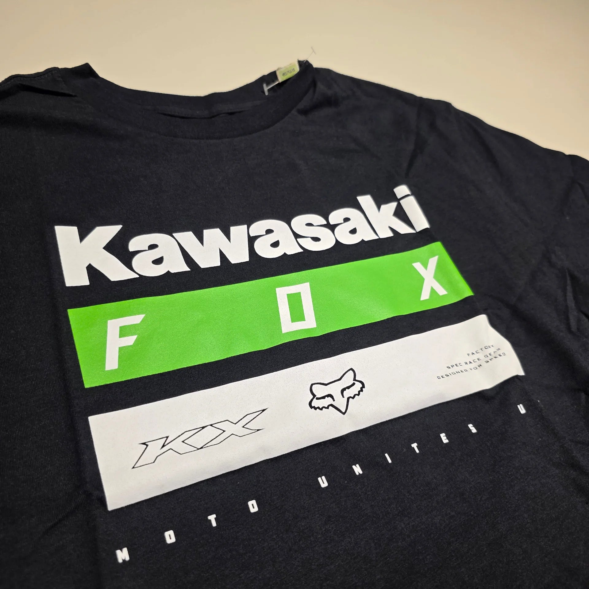 Remera Kawasaki Negra 2 1 alta resolución
